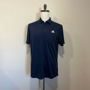 NWT adidas Performance Primegreen SS Golf Polo Shirt Navy Men’s Medium